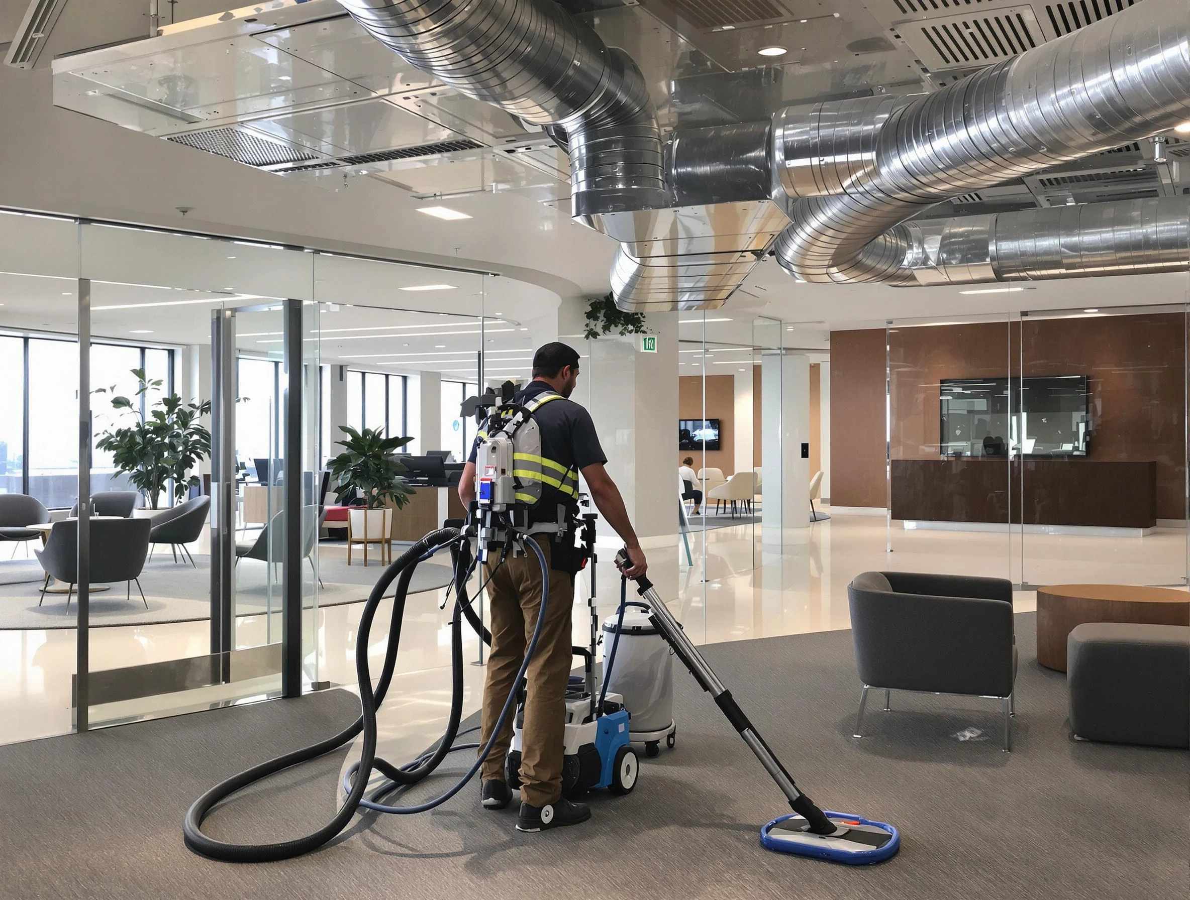 Commercial duct cleaning service by Golden Air Duct Cleaning in Golden