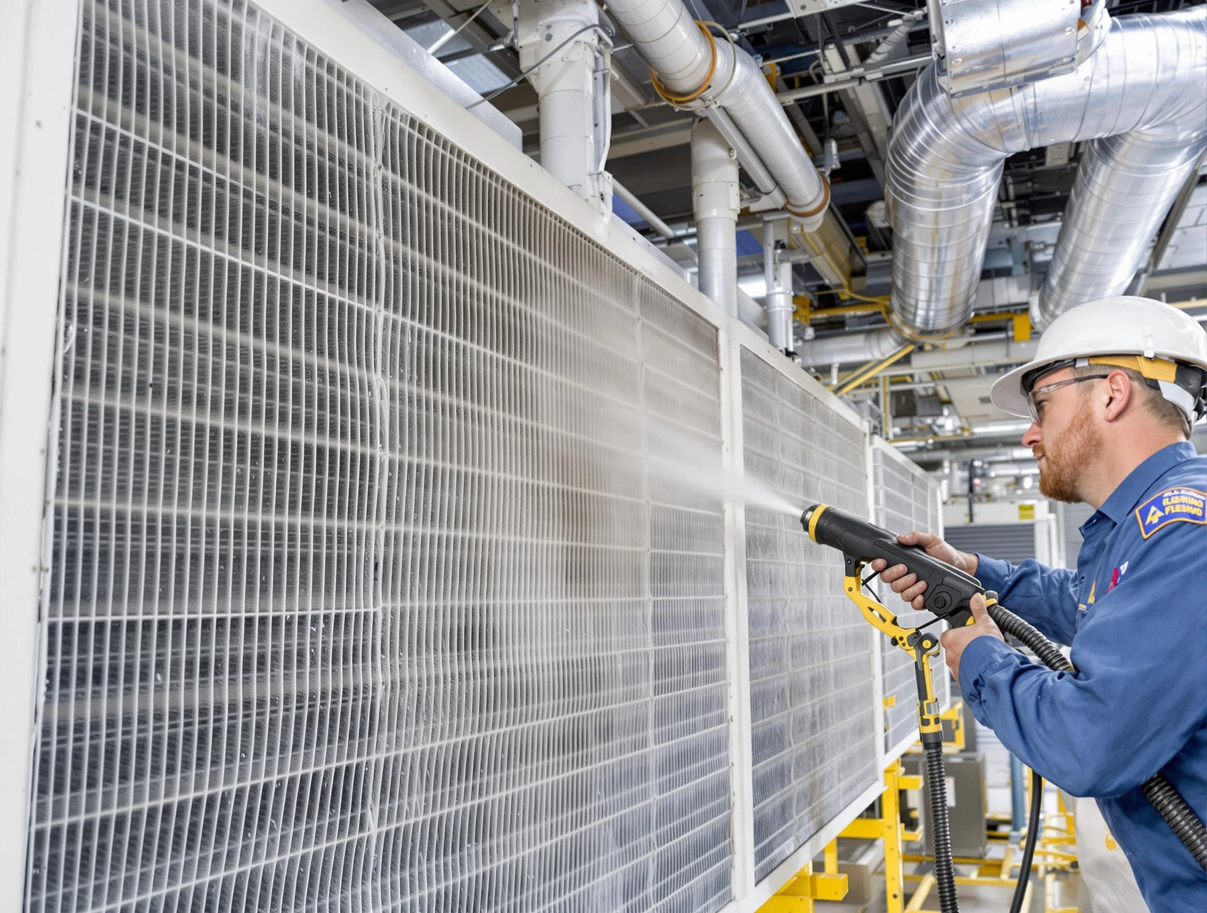 Professional commercial coil cleaning by Golden Air Duct Cleaning in Golden