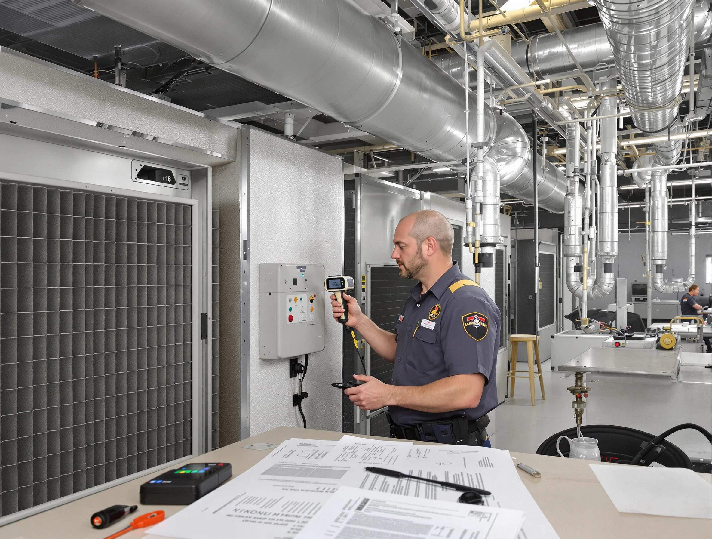 Professional filter system inspection by Golden Air Duct Cleaning in Golden