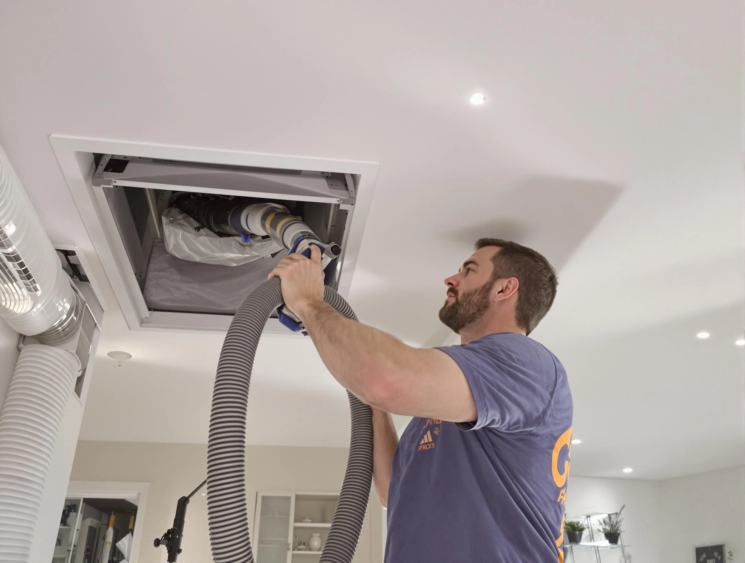 Precision indoor duct cleaning by Golden Air Duct Cleaning in Golden